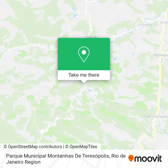 Parque Municipal Montanhas De Teresópolis map