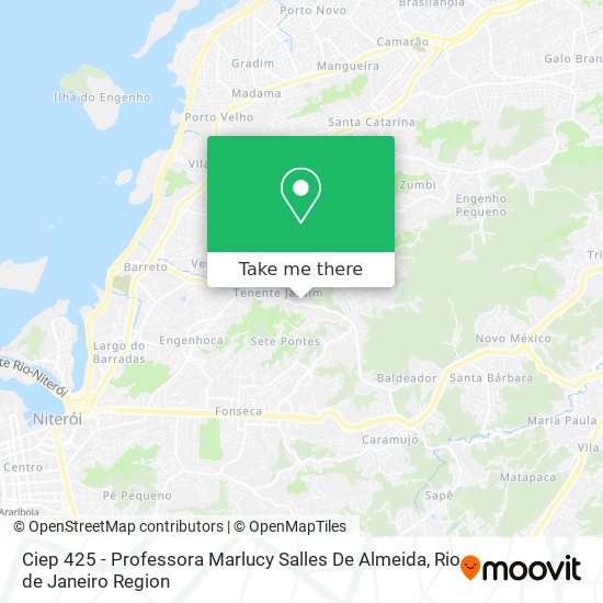 Ciep 425 - Professora Marlucy Salles De Almeida map