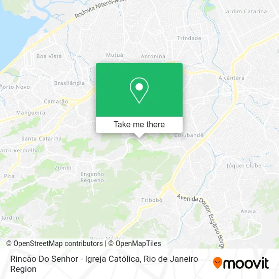 Rincão Do Senhor - Igreja Católica map