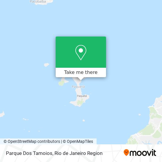 Parque Dos Tamoios map