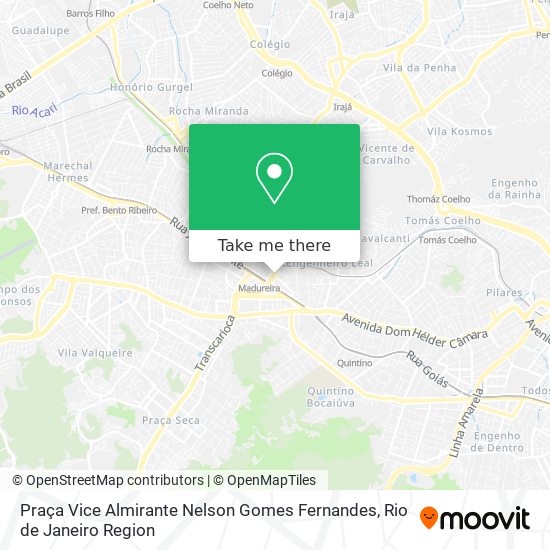 Praça Vice Almirante Nelson Gomes Fernandes map