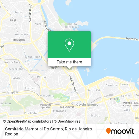 Cemitério Memorial Do Carmo map