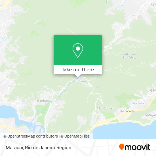 Maracaí map