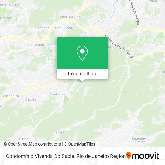Condomínio Vivenda Do Sabia map