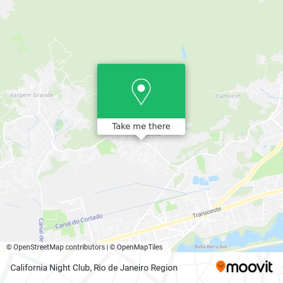 California Night Club map