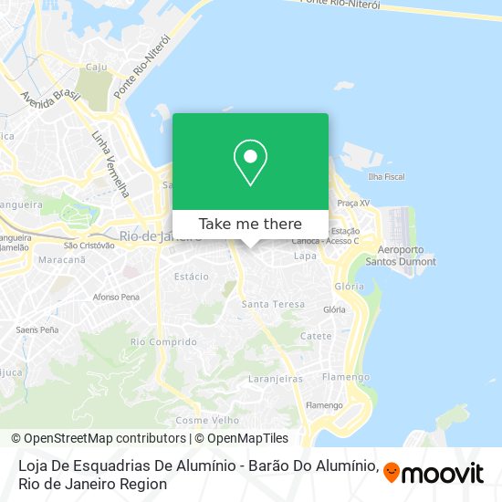 Loja De Esquadrias De Alumínio - Barão Do Alumínio map