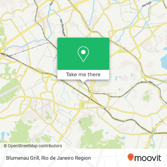 Blumenau Grill map