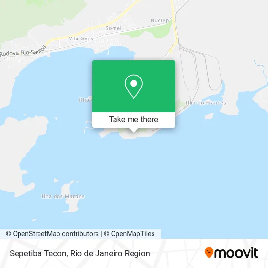 Sepetiba Tecon map