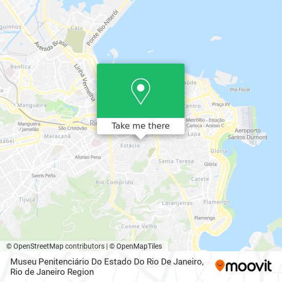 Mapa Museu Penitenciário Do Estado Do Rio De Janeiro