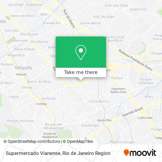 Supermercado Vianense map