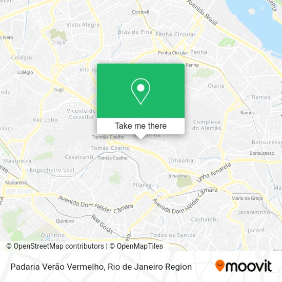 Padaria Verão Vermelho map