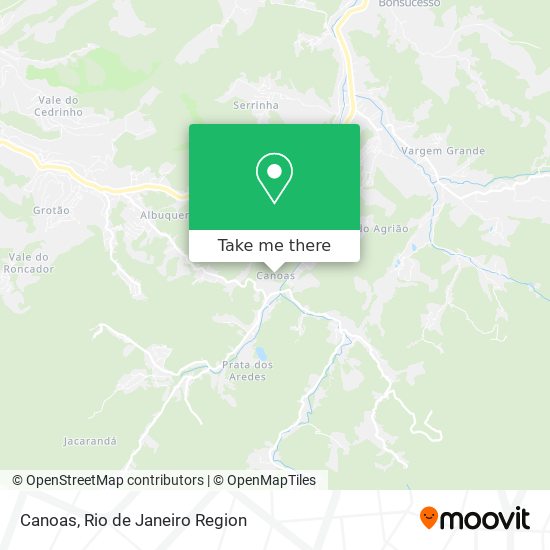 Canoas map