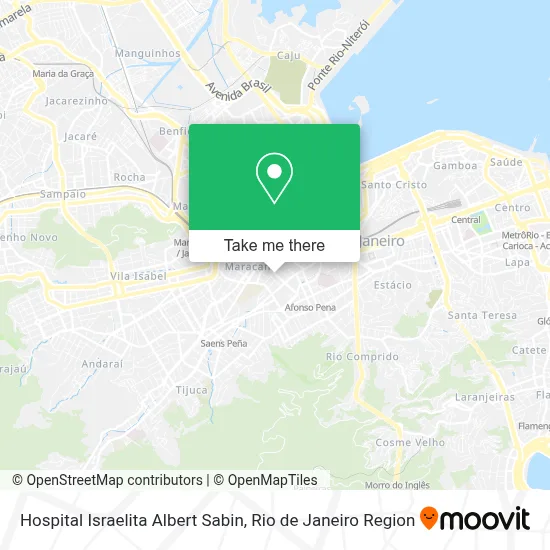 Hospital Israelita Albert Sabin map