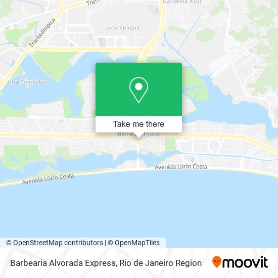 Mapa Barbearia Alvorada Express