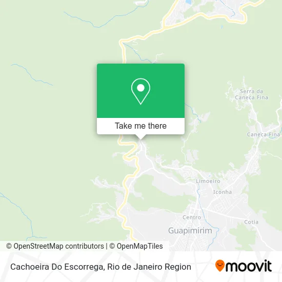 Cachoeira Do Escorrega map