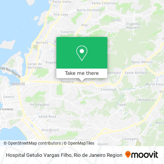 Hospital Getulio Vargas Filho map