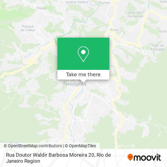 Mapa Rua Doutor Waldir Barbosa Moreira 20
