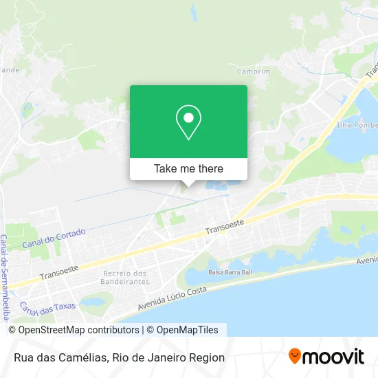 Rua das Camélias map