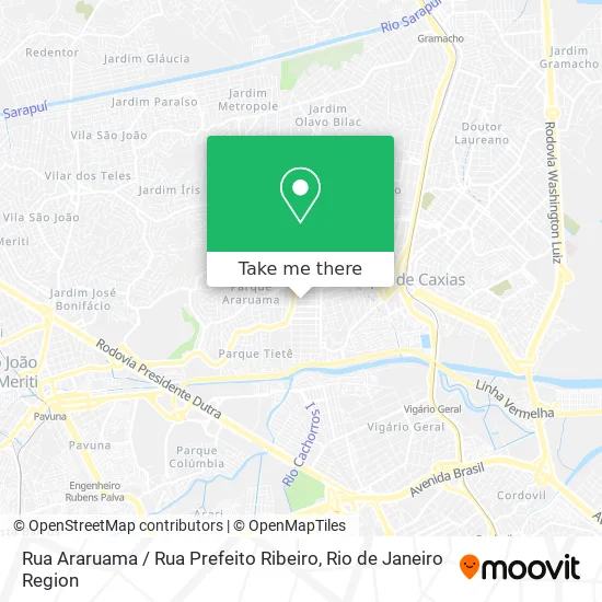 Rua Araruama / Rua Prefeito Ribeiro map