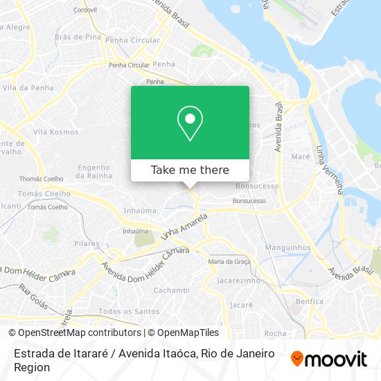 Estrada de Itararé / Avenida Itaóca map