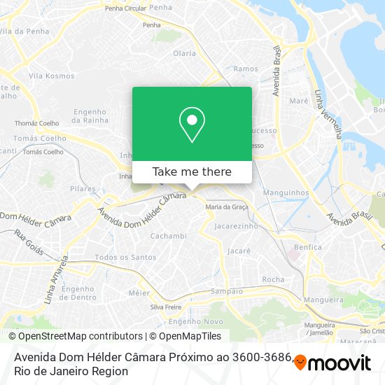 Avenida Dom Hélder Câmara Próximo ao 3600-3686 map