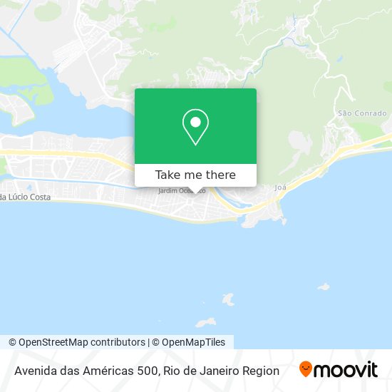 Avenida das Américas 500 map