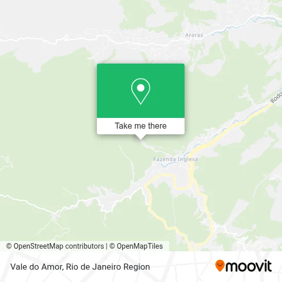 Vale do Amor map