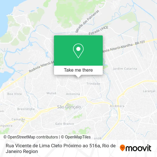 Rua Vicente de Lima Cleto Próximo ao 516a map
