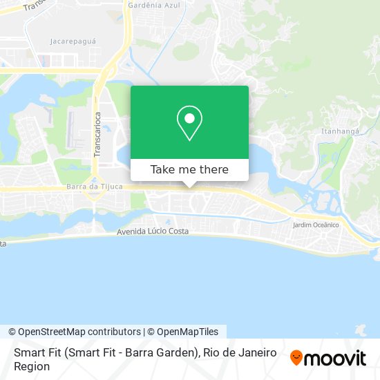 Smart Fit (Smart Fit - Barra Garden) map