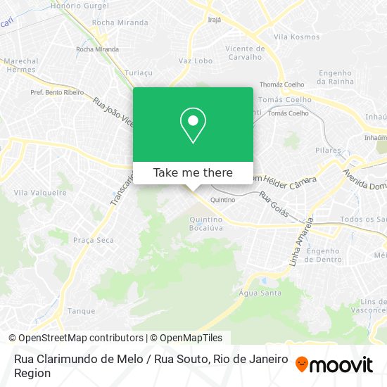 Mapa Rua Clarimundo de Melo / Rua Souto