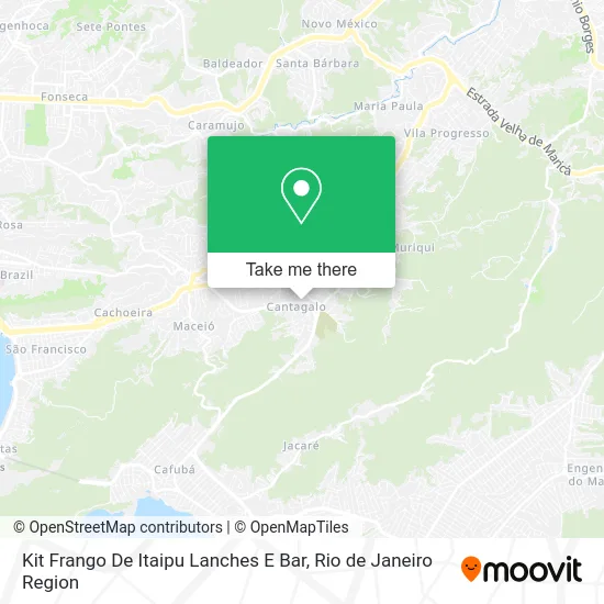 Kit Frango De Itaipu Lanches E Bar map