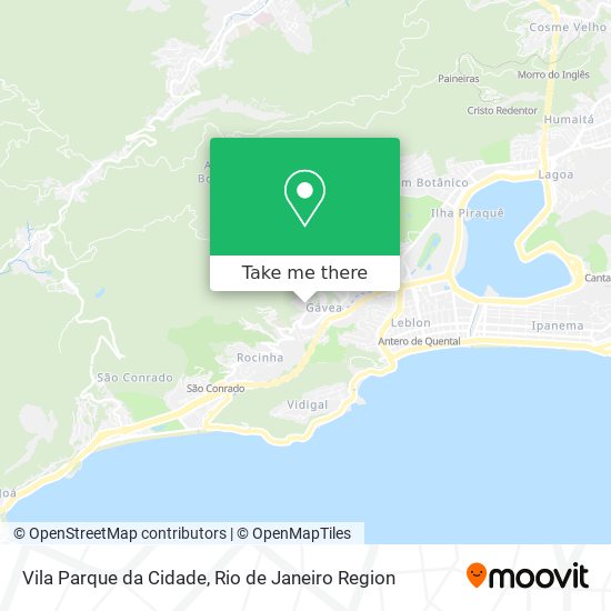 Vila Parque da Cidade map