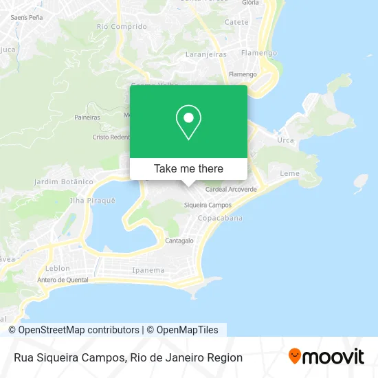 Rua Siqueira Campos map