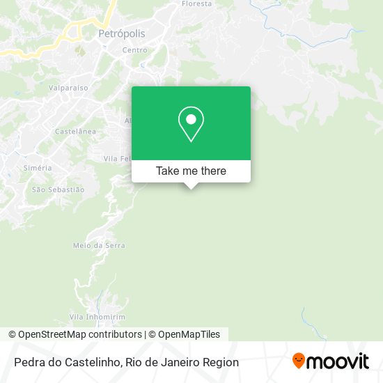 Pedra do Castelinho map