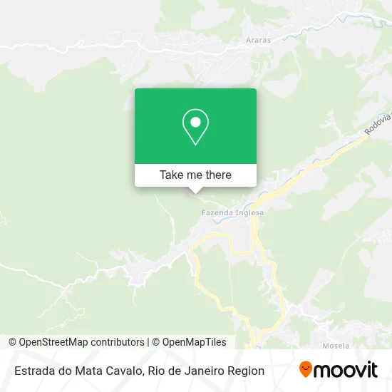 Estrada do Mata Cavalo map