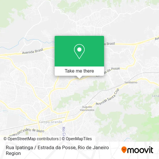 Rua Ipatinga / Estrada da Posse map