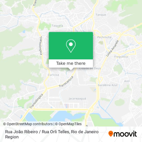Rua João Ribeiro / Rua Orli Telles map