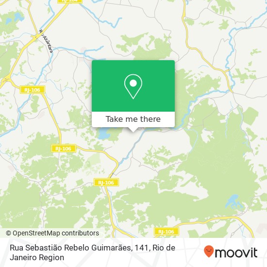 Mapa Rua Sebastião Rebelo Guimarães, 141