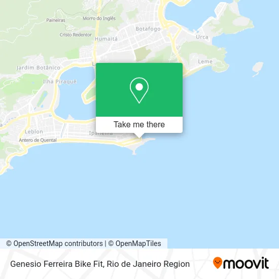 Genesio Ferreira Bike Fit map