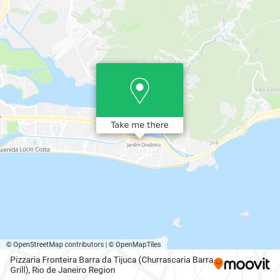 Pizzaria Fronteira Barra da Tijuca (Churrascaria Barra Grill) map