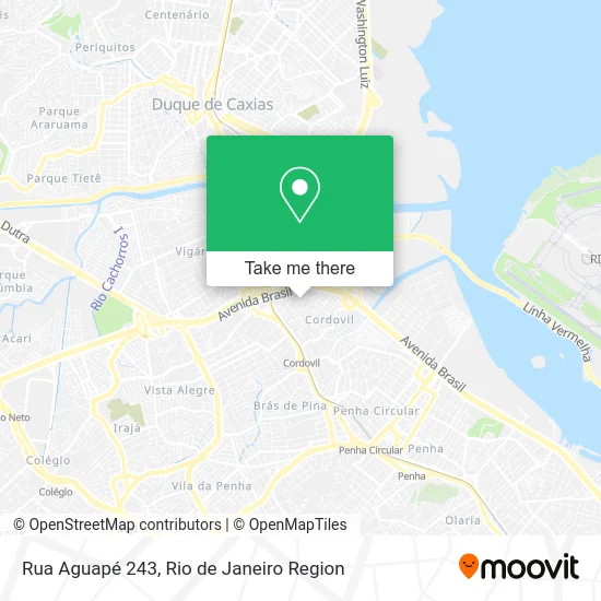 Rua Aguapé 243 map