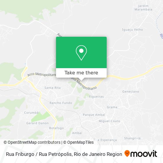 Rua Friburgo / Rua Petrópolis map