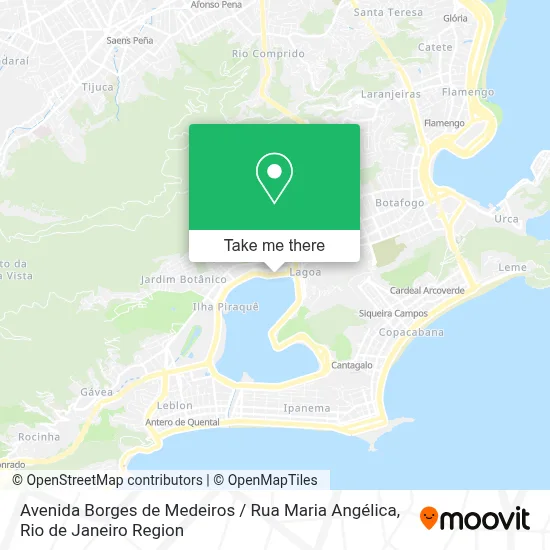 Avenida Borges de Medeiros / Rua Maria Angélica map