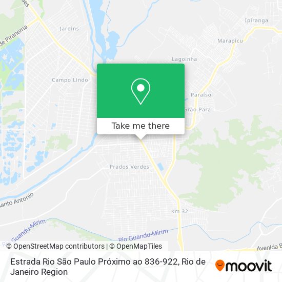 Estrada Rio São Paulo Próximo ao 836-922 map