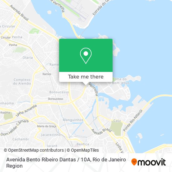 Avenida Bento Ribeiro Dantas / 10A map