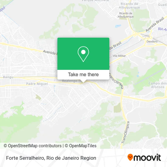 Forte Serralheiro map