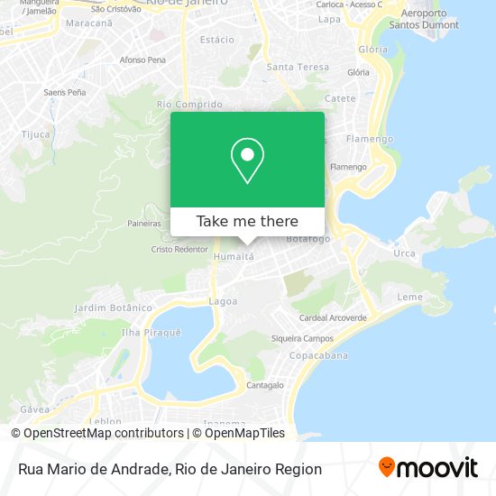 Mapa Rua Mario de Andrade