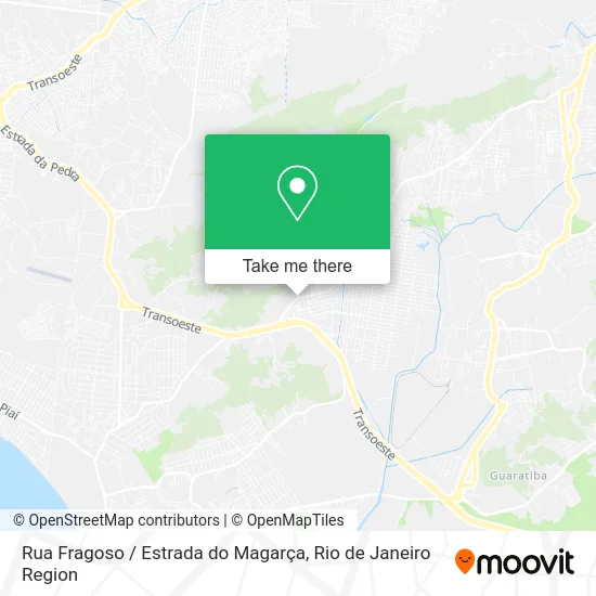 Rua Fragoso / Estrada do Magarça map
