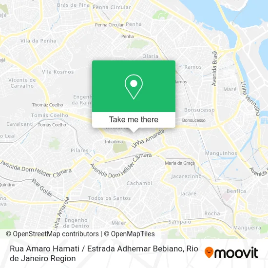 Rua Amaro Hamati / Estrada Adhemar Bebiano map