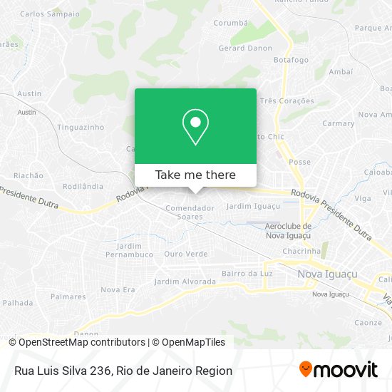 Mapa Rua Luis Silva 236